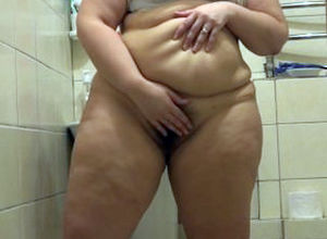 chubby beauty with unshaved by a..